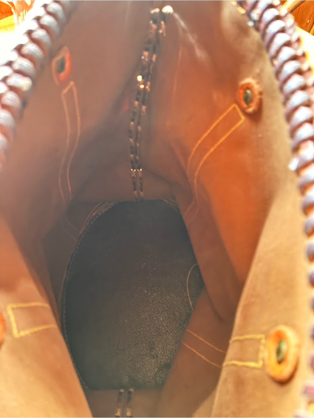 Louis Vuitton Monogram authentic Refurbished Brown and Tan Fringe Shoulder Bag - Picture 10 of 15